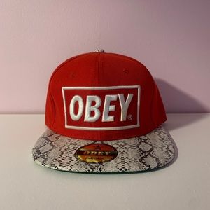 obey snakeskin strapback